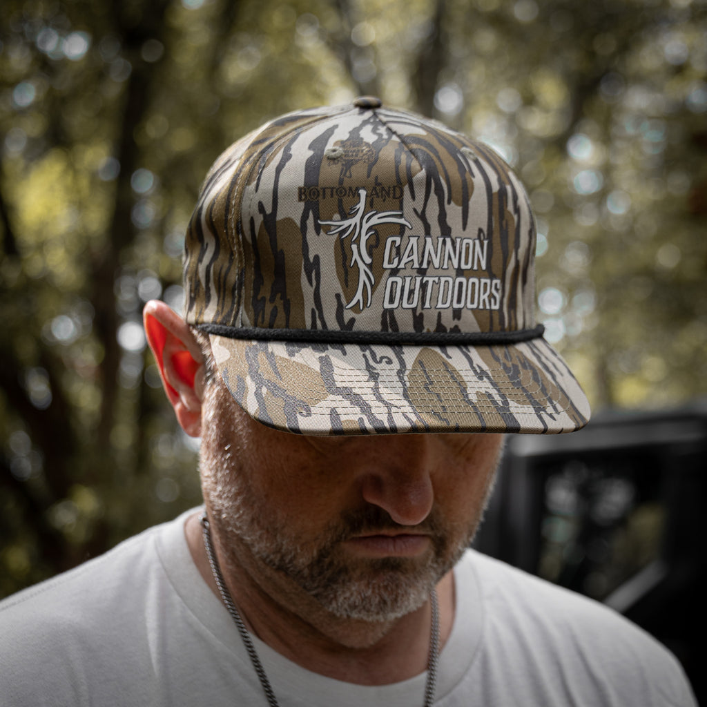 Cannon Outdoors Bottomland Camo Hat