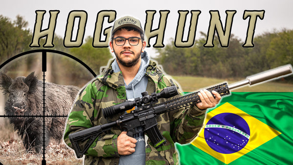 I Took My BRAZILIAN Friend on His FIRST Hog Hunt!!