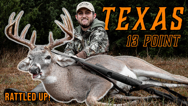 Massive 13 point buck | Texas Whitetail rattled up (crazy story!)