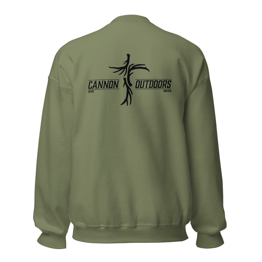 Cannon Outdoors Antler Cross Sweatshirt
