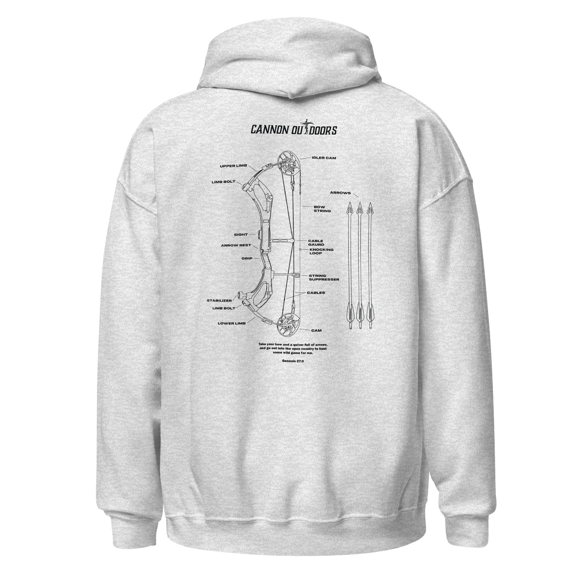 Genesis 27:3 - Take Your Bow Hoodie