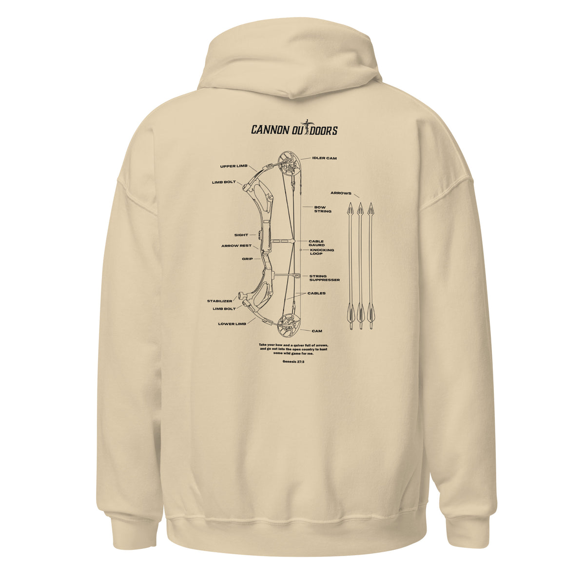 Genesis 27:3 - Take Your Bow Hoodie